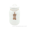 High Quality Pet Food Storage Dog Ceramic Jar